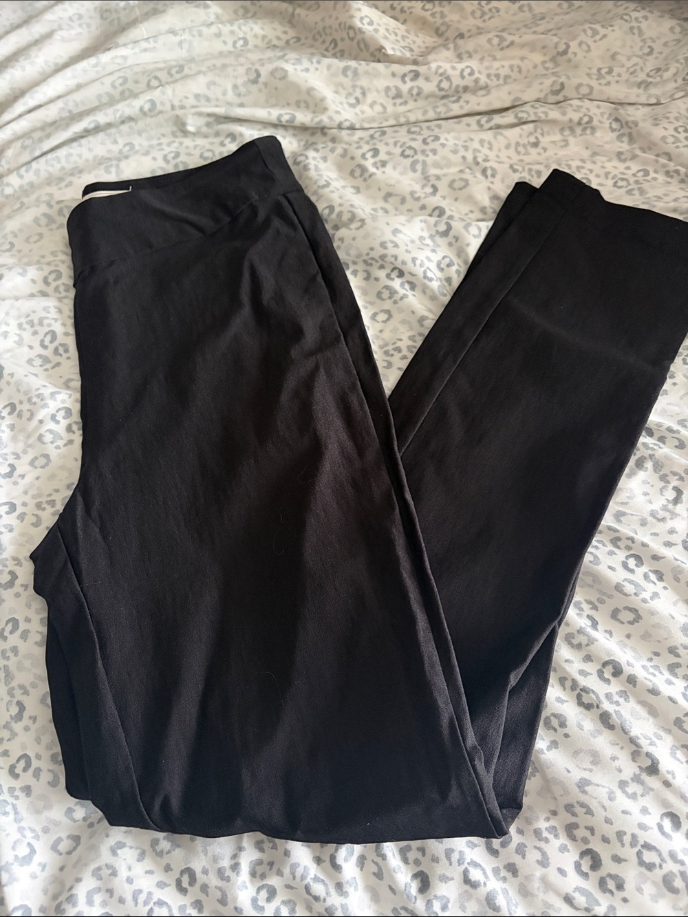 Black Stretch Skinny Dress Pants - XS